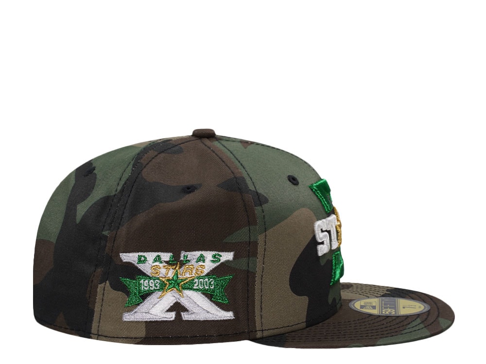 New Era Dallas Stars 10th Anniversary Camo Prime Edition 59Fifty Fitted Casquette
