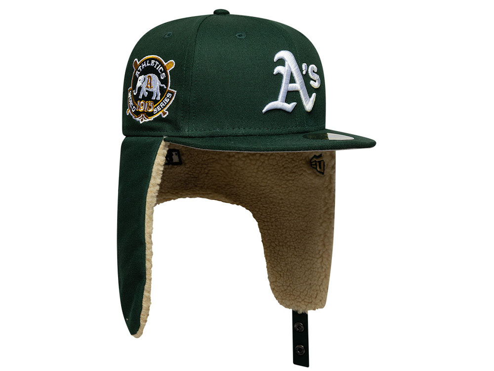 New Era Oakland Athletics World Series 1913 Dark Green Prime Dogear Edition 59Fifty Dogear Fitted Casquette