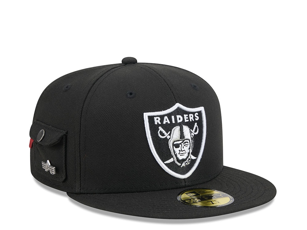 New Era Alpha Industries Las Vegas Raiders Navy Prime Edition 59Fifty Fitted Casquette