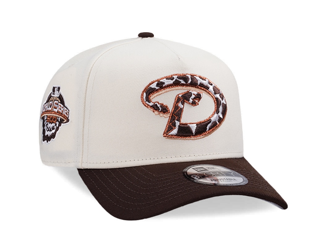 New Era Arizona Diamondbacks World Series 2001 Chrome Two Tone Edition 9Forty A Frame Snapback Casquette