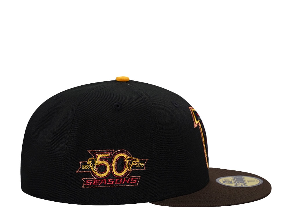 New Era Atlanta Falcons 50th Anniversary Black Two Tone Edition 59Fifty Fitted Casquette