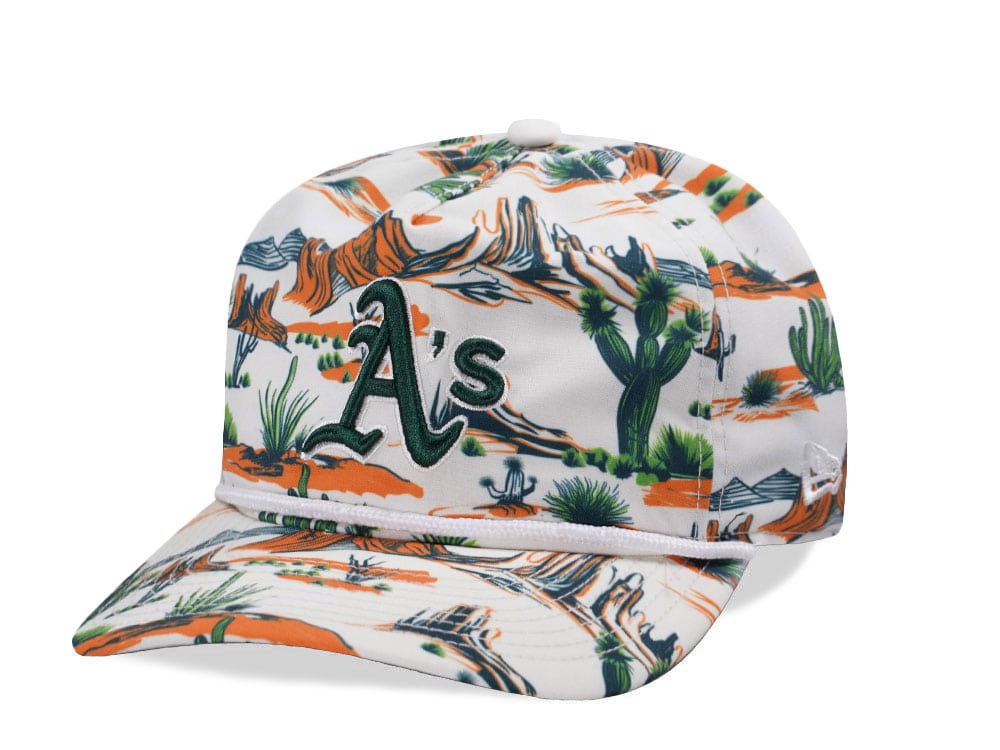 New Era Oakland Athletics Printed White Edition 19Twenty Snapback Casquette