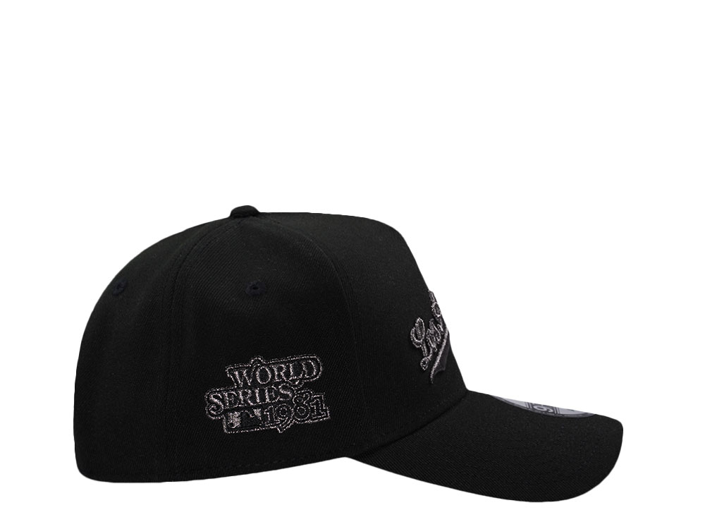 New Era Los Angeles Dodgers World Series 1981 Edition Black 9Forty A Frame Snapback Casquette