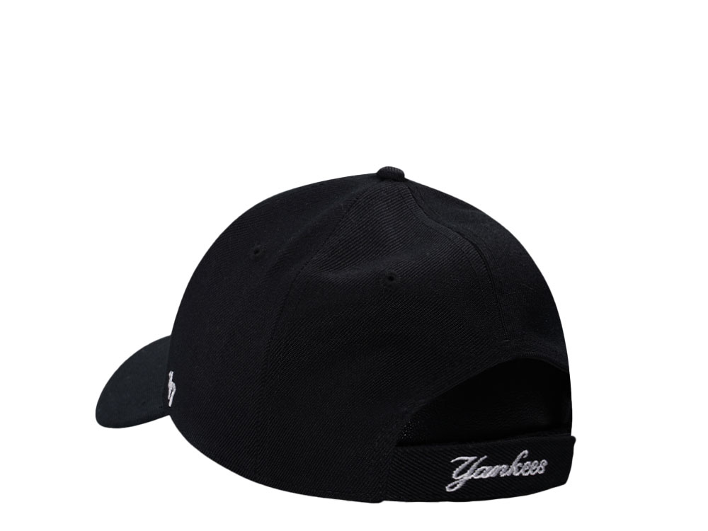 47Brand New York Yankees Black MVP Kids Strapback Casquette