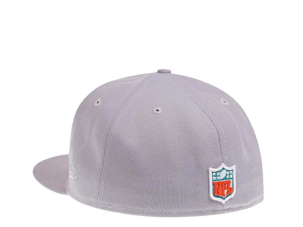 New Era Miami Dolphins 40th Season Grey Pop 59Fifty Fitted Casquette