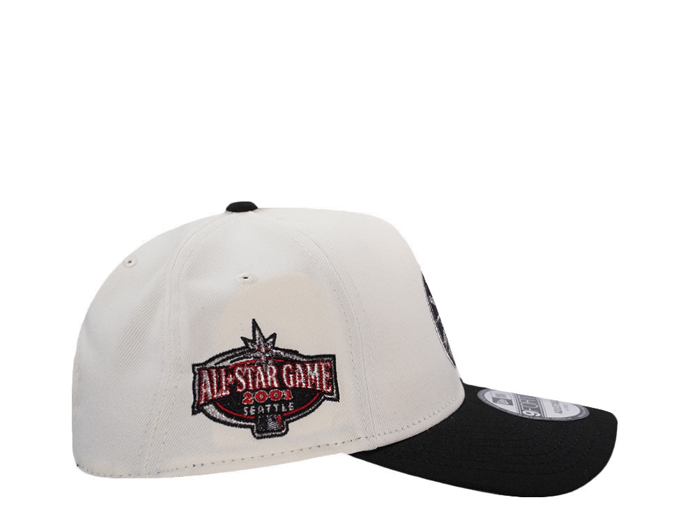 New Era Seattle Mariners All Star Game 2001 Chrome Two Tone Edition 9Forty A Frame Snapback Casquette