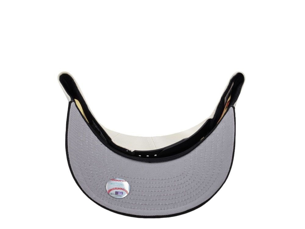 New Era Atlanta Braves World Series 1995 Chrome Two Tone Edition 9Fifty A Frame Snapback Casquette
