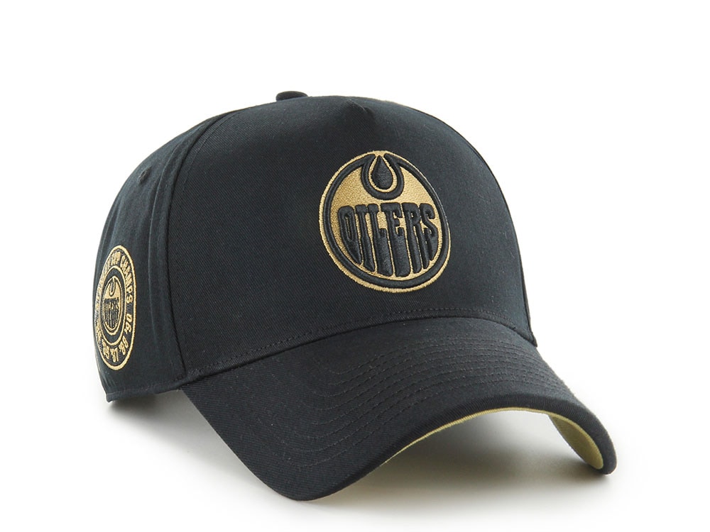 47Brand Edmonton Oilers Vintage Stanley Black Sure Shot Edition MVP Snapback Casquette