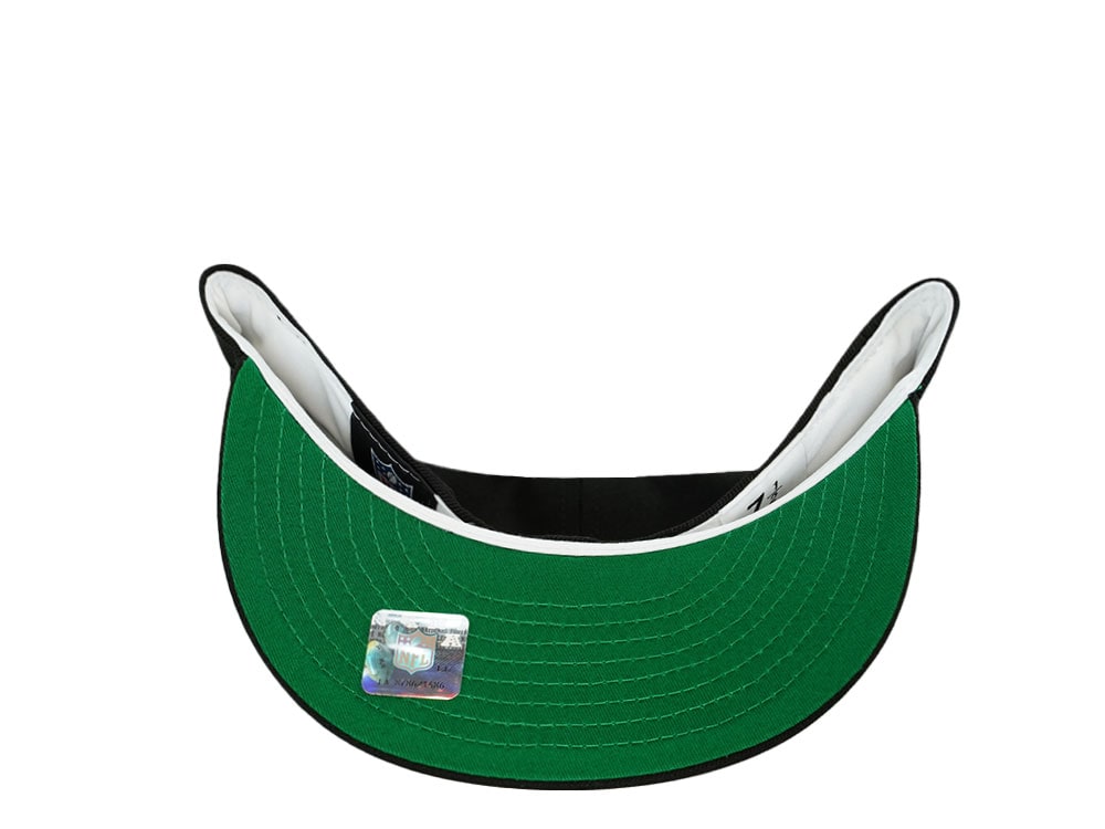 New Era Green Bay Packers Black Throwback Prime Edition 59Fifty Fitted Casquette