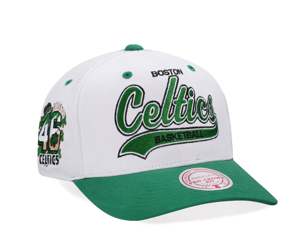 Mitchell & Ness Boston Celtics 46th Anniversary Pro Crown Fit Snapback Casquette