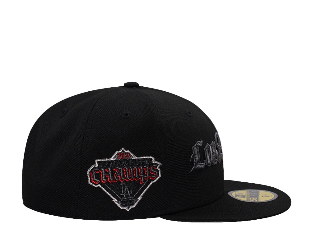 New Era Los Angeles Dodgers 24x World Series Champion Black Prime Edition 59Fifty Fitted Casquette