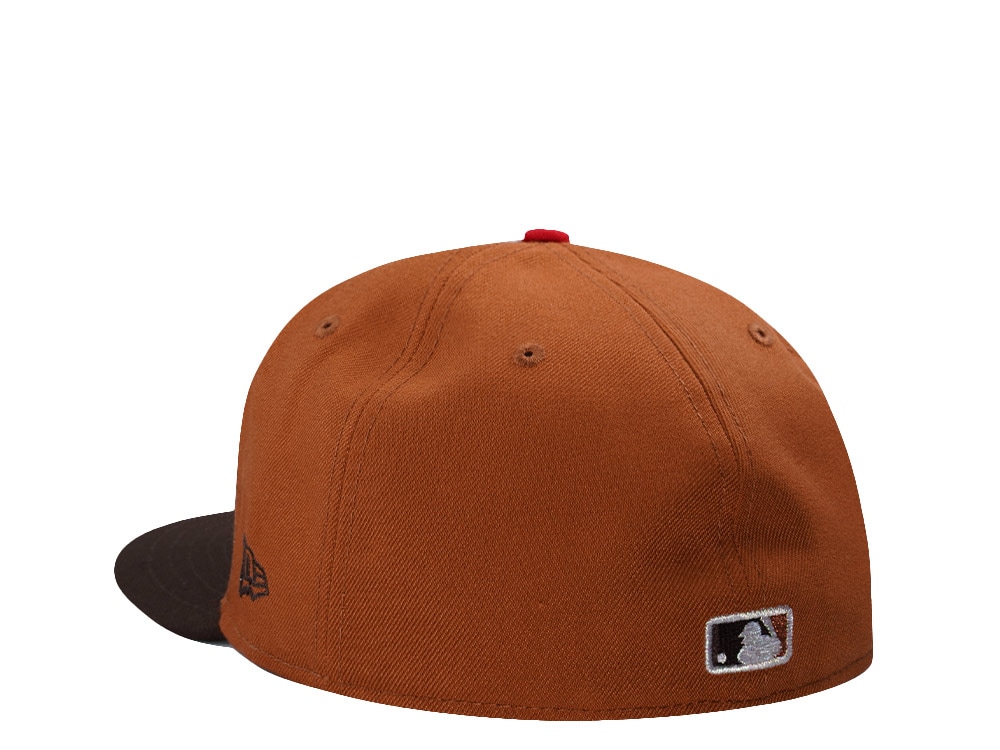 New Era Los Angeles Dodgers World Series 2025 Brown Two Tone Edition 59Fifty Fitted Casquette