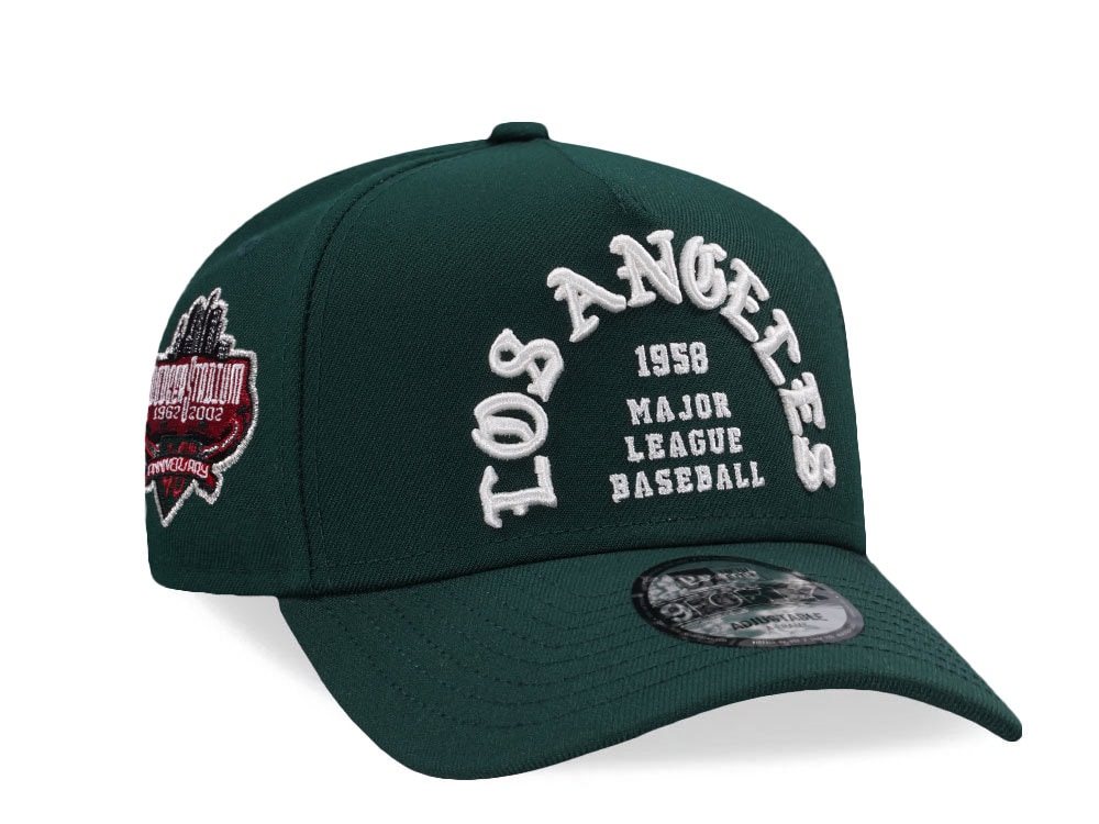 New Era Los Angeles Dodgers Stadium Anniversary Green Prime Edition 9Forty A Frame Snapback Casquette