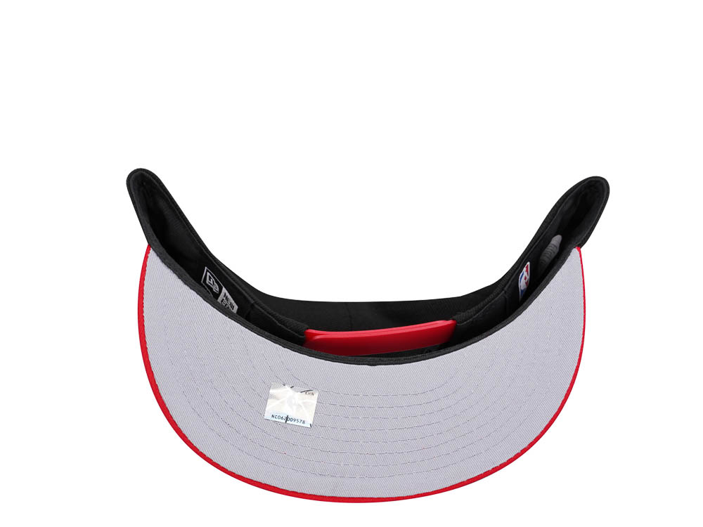 New Era Houston Rockets Black and Red Two Tone Edition 9Fifty Snapback Casquette