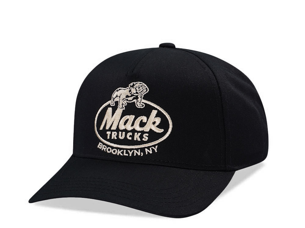 American Needle Mack Truck Canvas Cappy Black Snapback Casquette