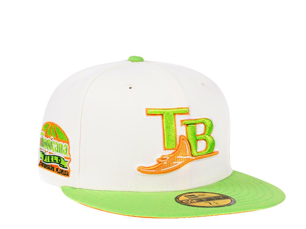New Era Tampa Bay Rays Tropicana Field Cream Two Tone Prime Edition 59Fifty Fitted Casquette