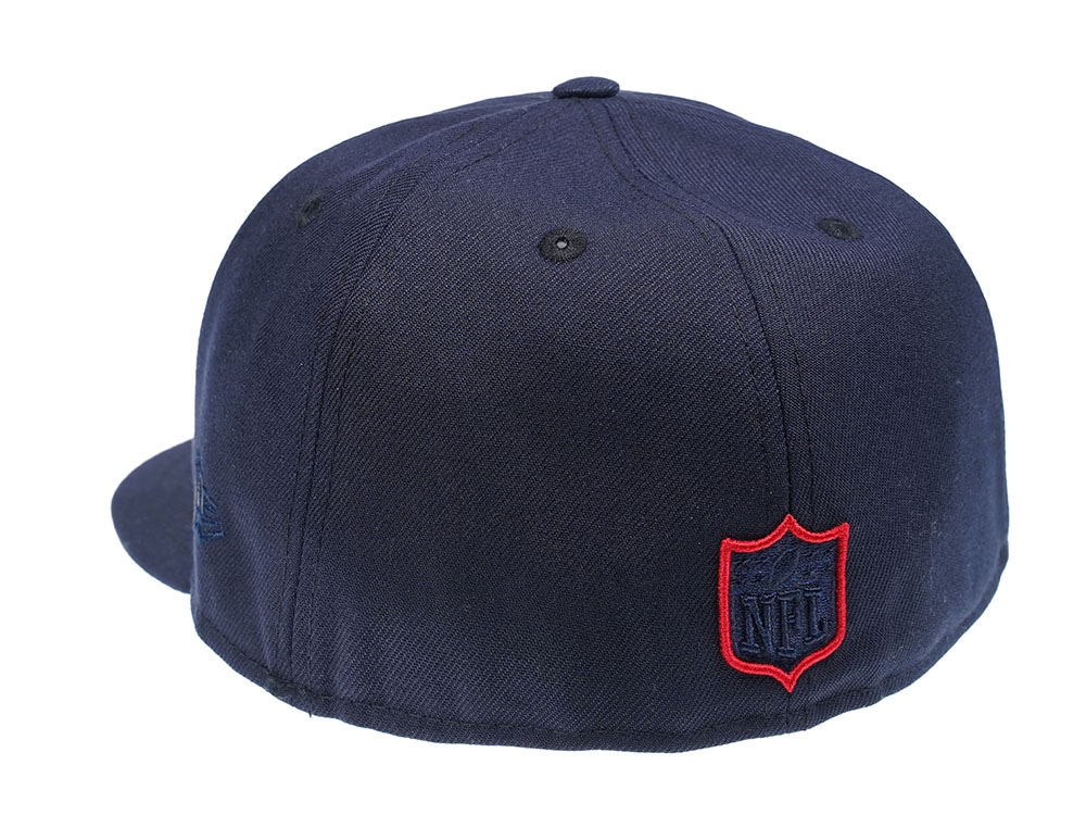 New Era New England Patriots Blue Tonal 59Fifty Fitted Casquette