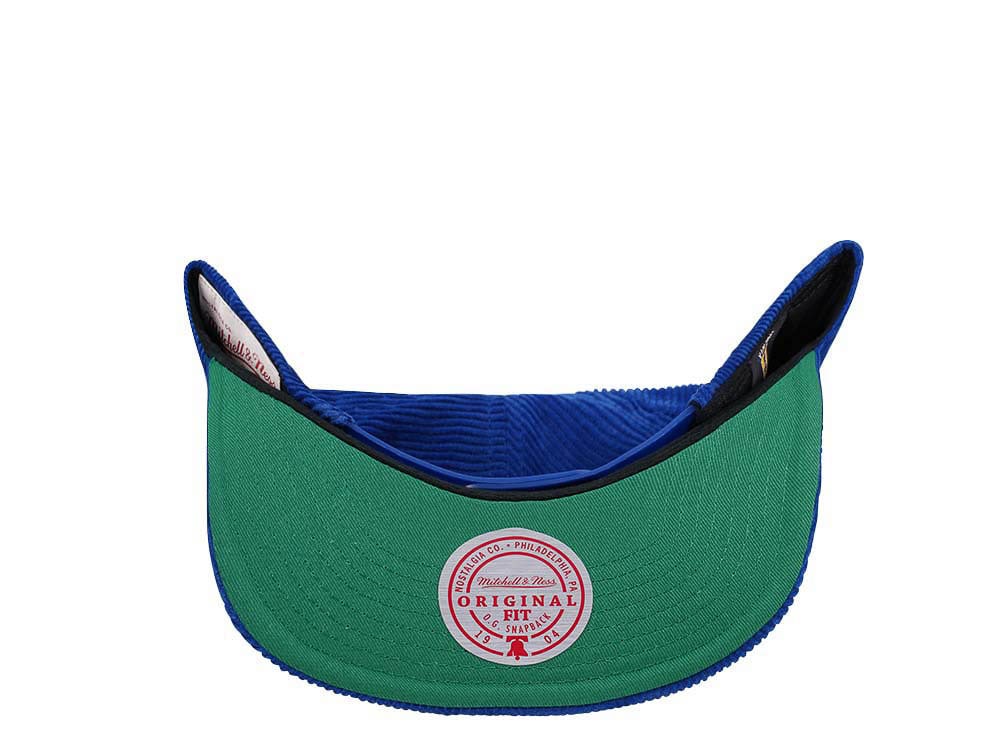 Mitchell & Ness Washington Capitals Blue Cord Vintage Snapback Casquette