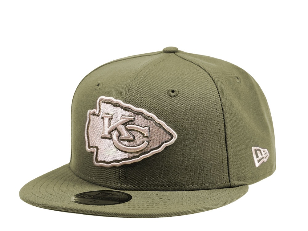 New Era Kansas City Chiefs Army Green Edition 59Fifty Fitted Casquette