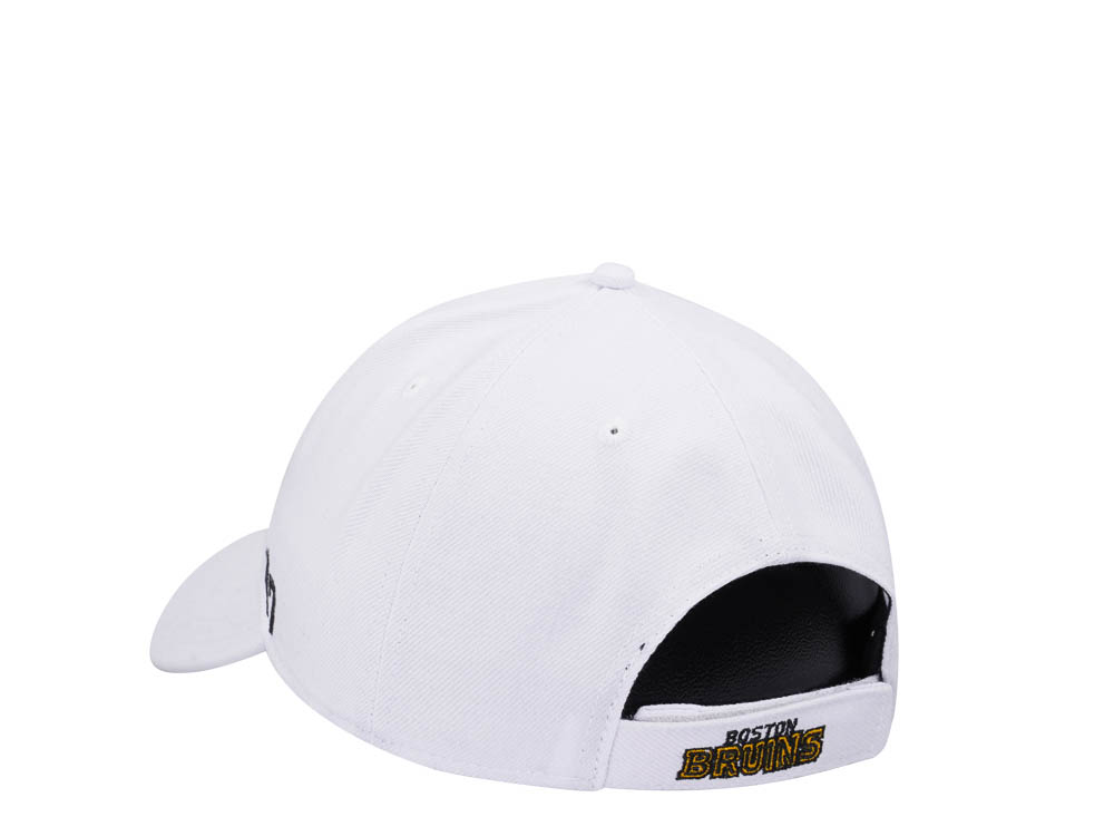 47Brand Boston Bruins White MVP Snapback Casquette