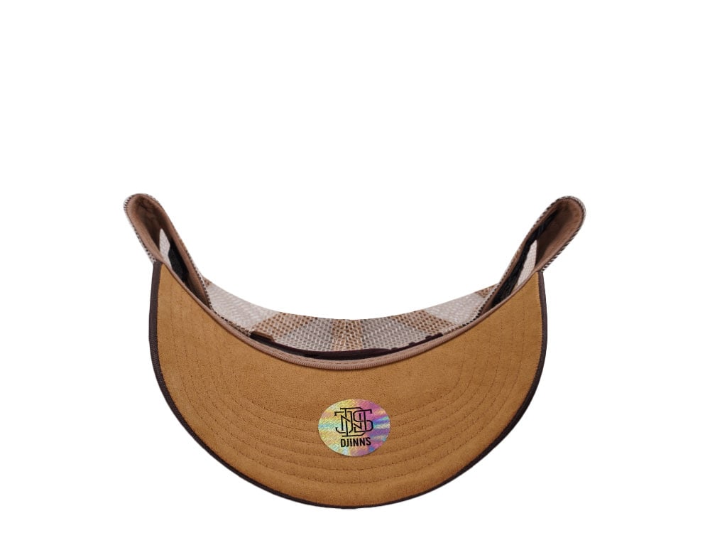 Djinns HFT Coffee Club Head Dark Brown Trucker Snapback Casquette