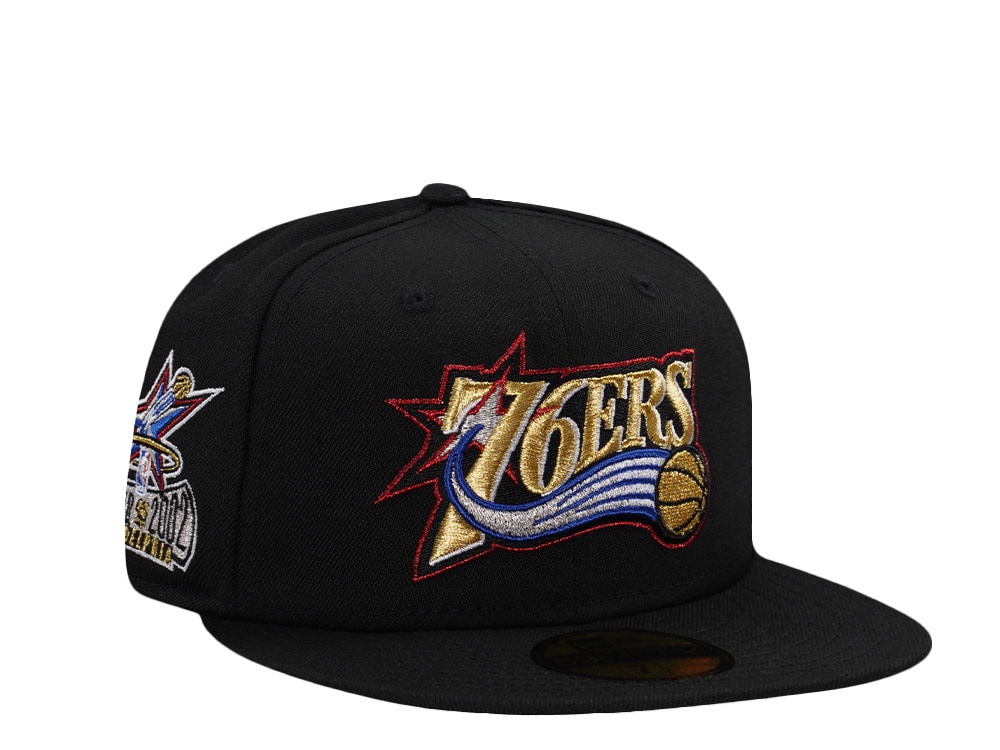 New Era Philadelphia 76ers All Star Game 2002 Black Prime Edition 59Fifty Fitted Casquette