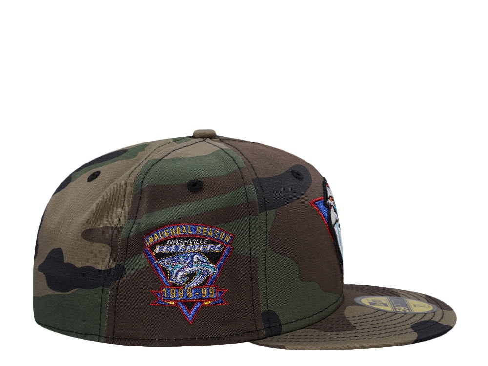 New Era Nashville Predators Inaugural Season 1998 Camo Prime Edition 59Fifty Fitted Casquette