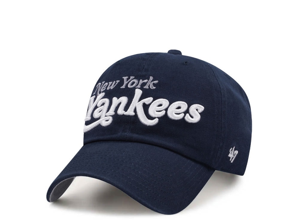 47Brand New York Yankees Navy Clean Up Edition Strapback Casquette