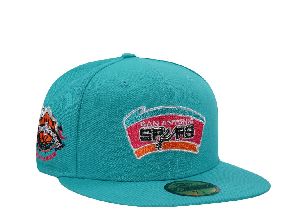 New Era San Antonio Spurs All Star Weekend Teal Prime Edition 59Fifty Fitted Casquette