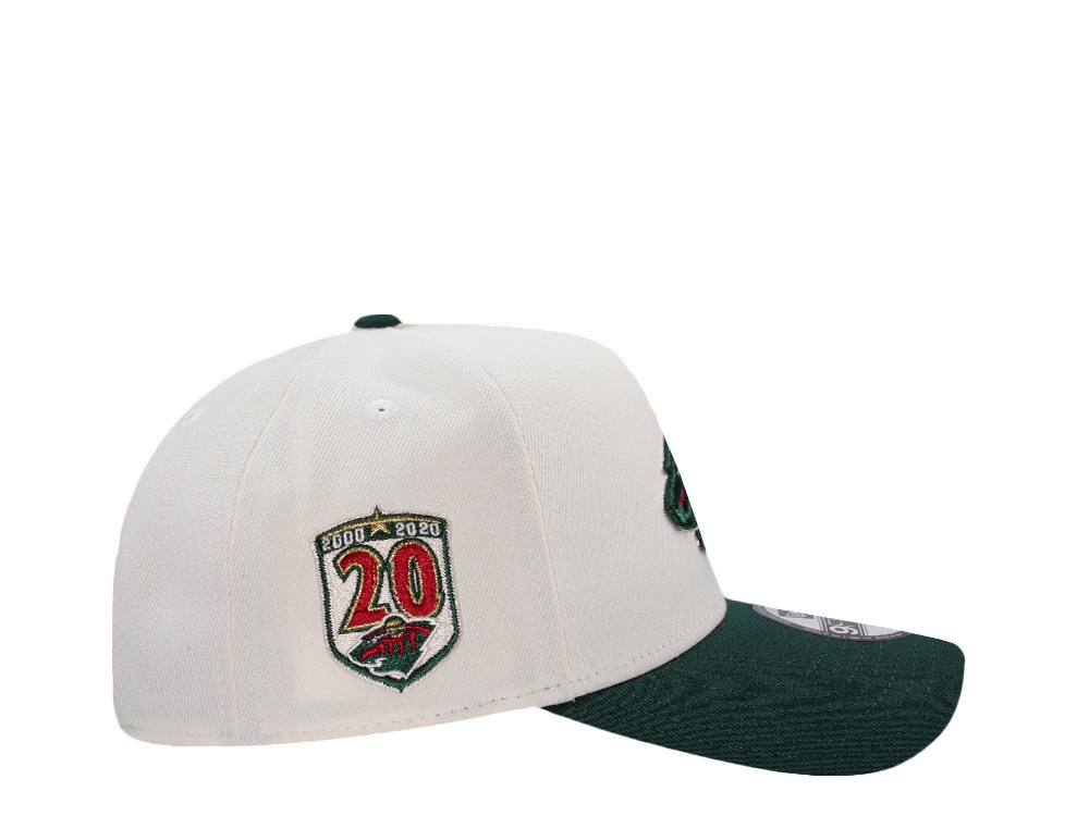 New Era Minnesota Wild 20th Anniversary Chrome Two Tone Edition 9Forty A Frame Snapback Casquette