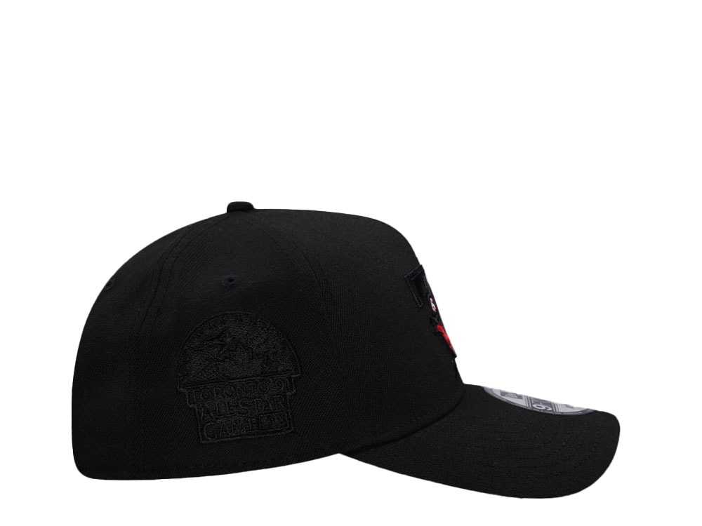 New Era Toronto Blue Jays All Star 1991 Black Out Red Edition 9Forty A Frame Snapback Casquette