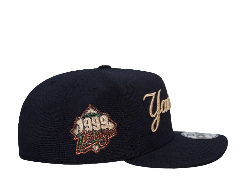 New Era New York Yankees World Series 1999 Gold Copper A Frame 9Fifty Snapback Casquette