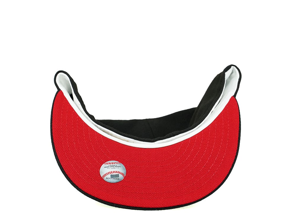New Era Cincinnati Reds 150th Anniversary Black and Red 59Fifty Fitted Casquette