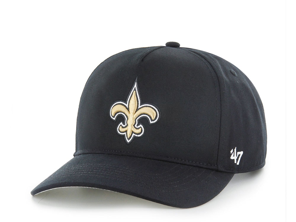 47Brand New Orleans Saints Black Classic Edition Hitch Snapback Casquette
