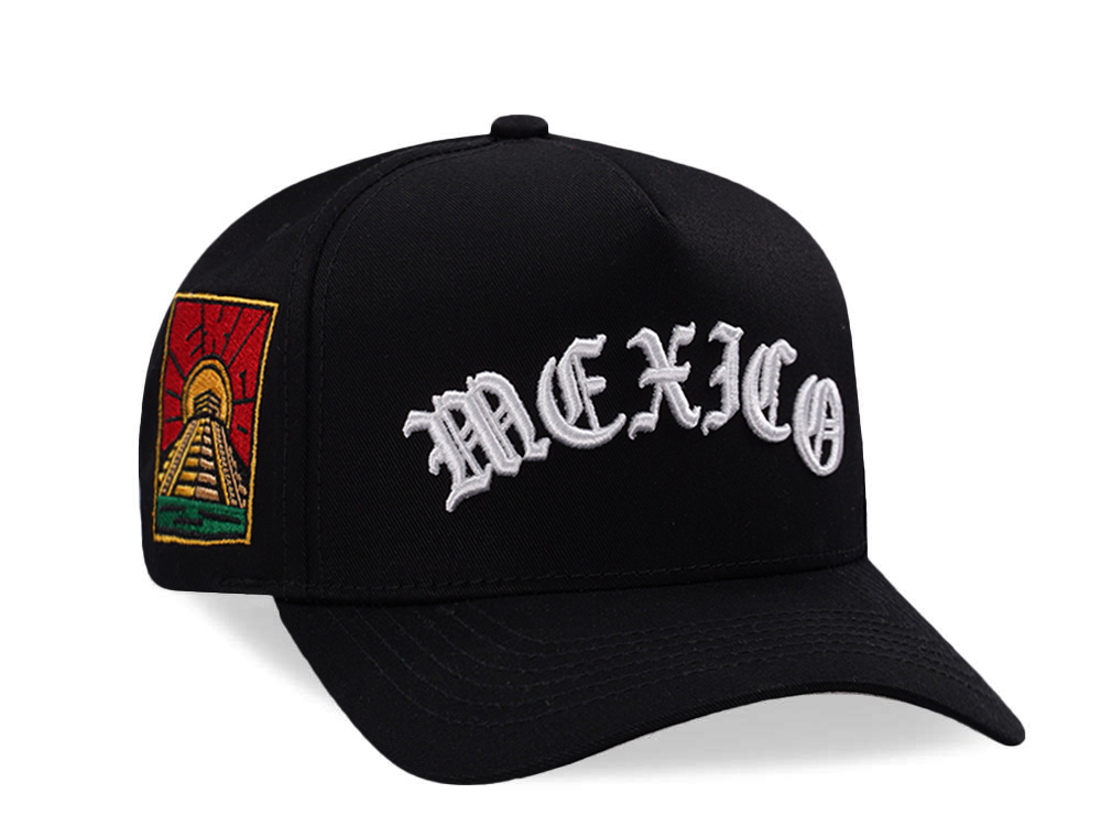 Parallel Union Mexico Script Temple Black Prime Edition Snapback Casquette