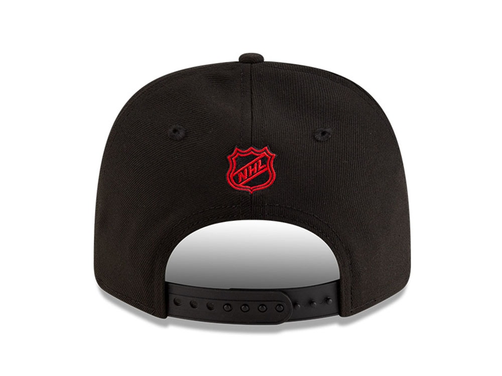 New Era Chicago Blackhawks Black NHL Team 9Seventy Stretch Snapback Casquette