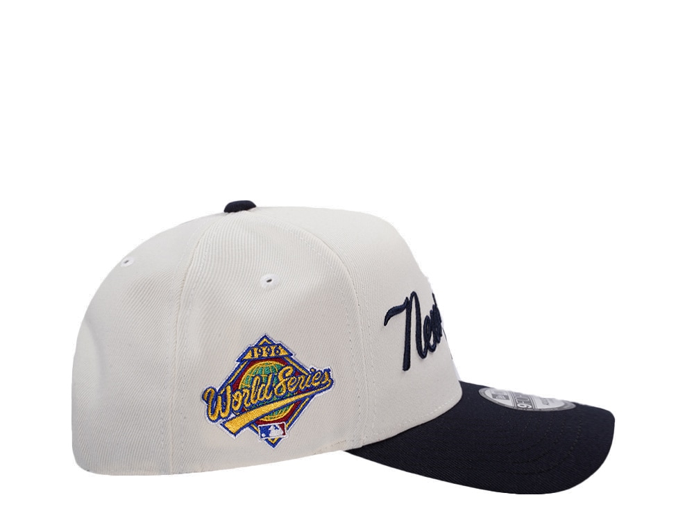 New Era New York Yankees World Series 1996 Chrome Two Tone Edition 9Forty A Frame Snapback Casquette