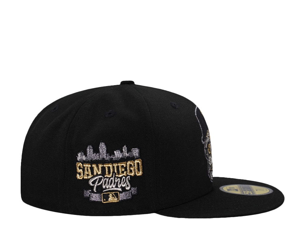 New Era San Diego Padres Black Skull Prime Edition 59Fifty Fitted Casquette