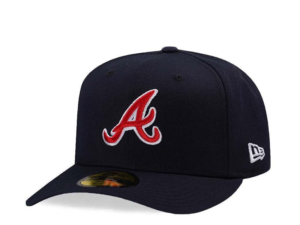 New Era Atlanta Braves Navy Prime Edition 59Fifty Pre Curved Fitted Casquette