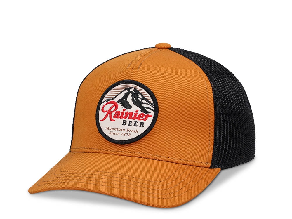 American Needle Rainier Twill Valin Patch Hazel Trucker Snapback Casquette