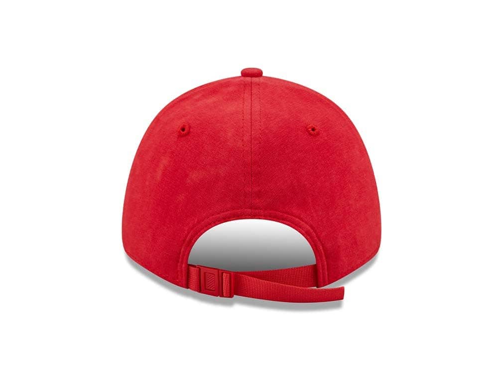 New Era Chicago Bulls Washed Pack Red Adjustable 9Forty Strapback Casquette