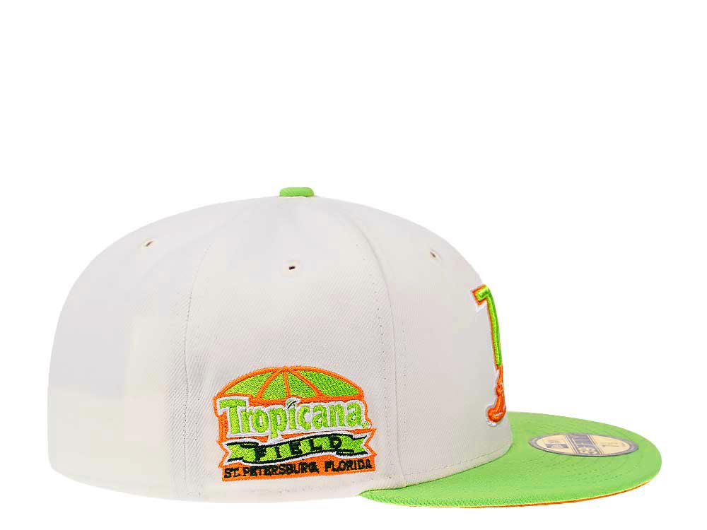 New Era Tampa Bay Rays Tropicana Field Cream Two Tone Prime Edition 59Fifty Fitted Casquette