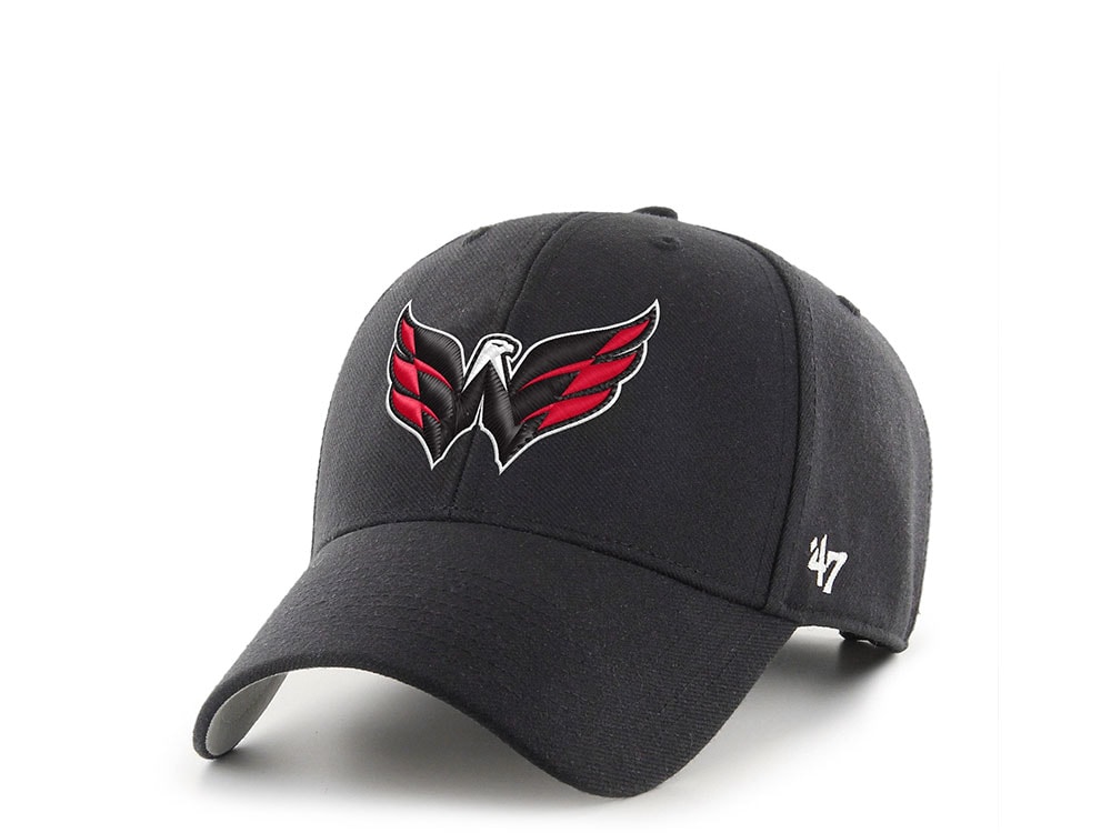 47Brand Washington Capitals Black Classic Strapback Casquette