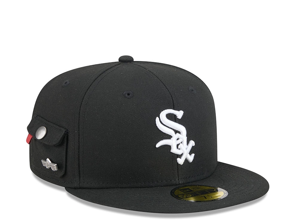 New Era Alpha Industries Chicago White Sox Navy Prime Edition 59Fifty Fitted Casquette