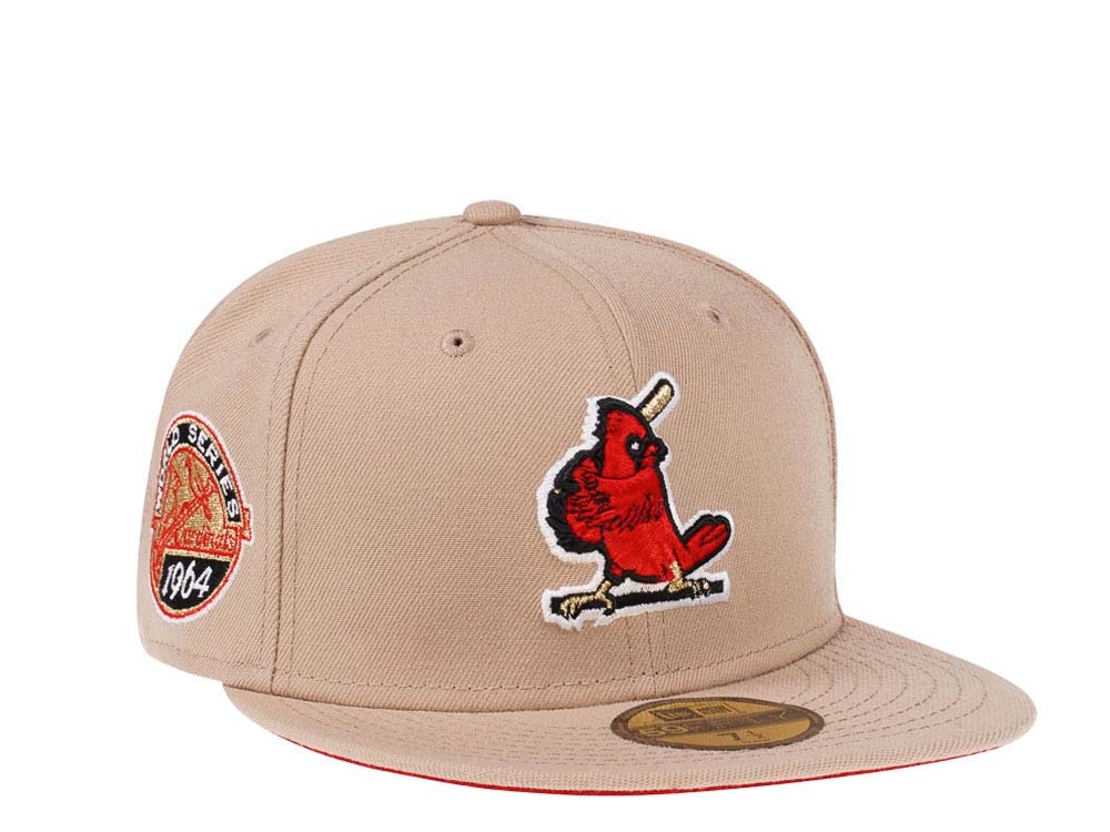 New Era St. Louis Cardinals World Series 1964 Sand Red Edition 59Fifty Fitted Casquette