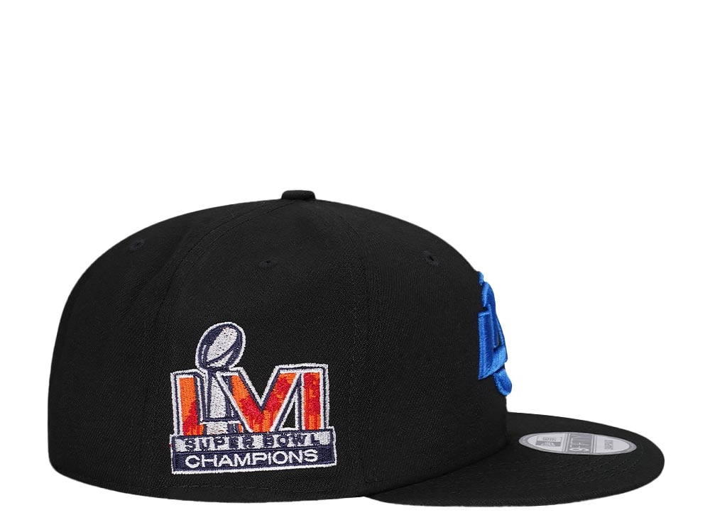 New Era Los Angeles Rams Super Bowl Champions Black Gray Edition 9Fifty Snapback Casquette