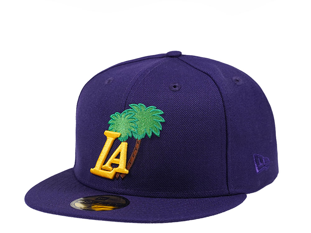 New Era Los Angeles Lakers Purple Palm Tree Edition 59Fifty Fitted Casquette