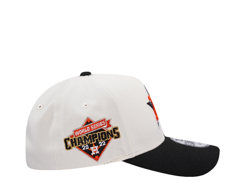 New Era Houston Astros World Series Champions Chrome Two Tone Edition 9Forty A Frame Snapback Casquette