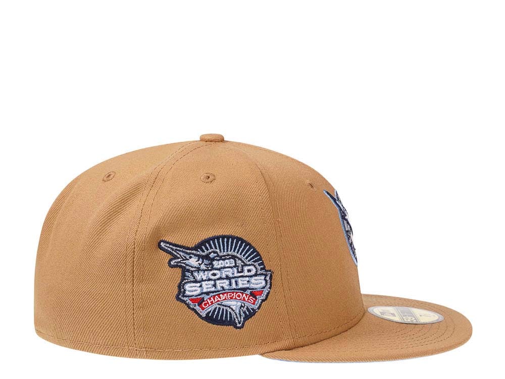 New Era Florida Marlins World Series 2003 Frozen Wheat Edition 59Fifty Fitted Casquette