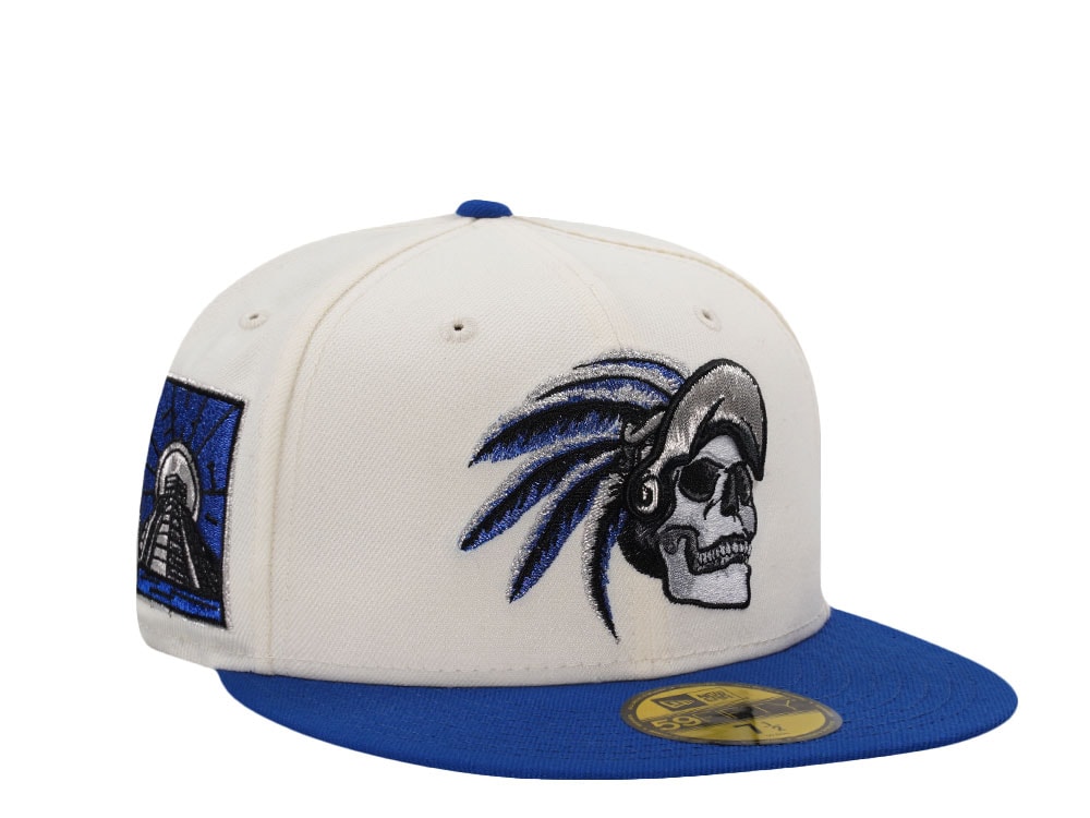 New Era Aztec Skull Chrome Two Tone Edition 59Fifty Fitted Casquette